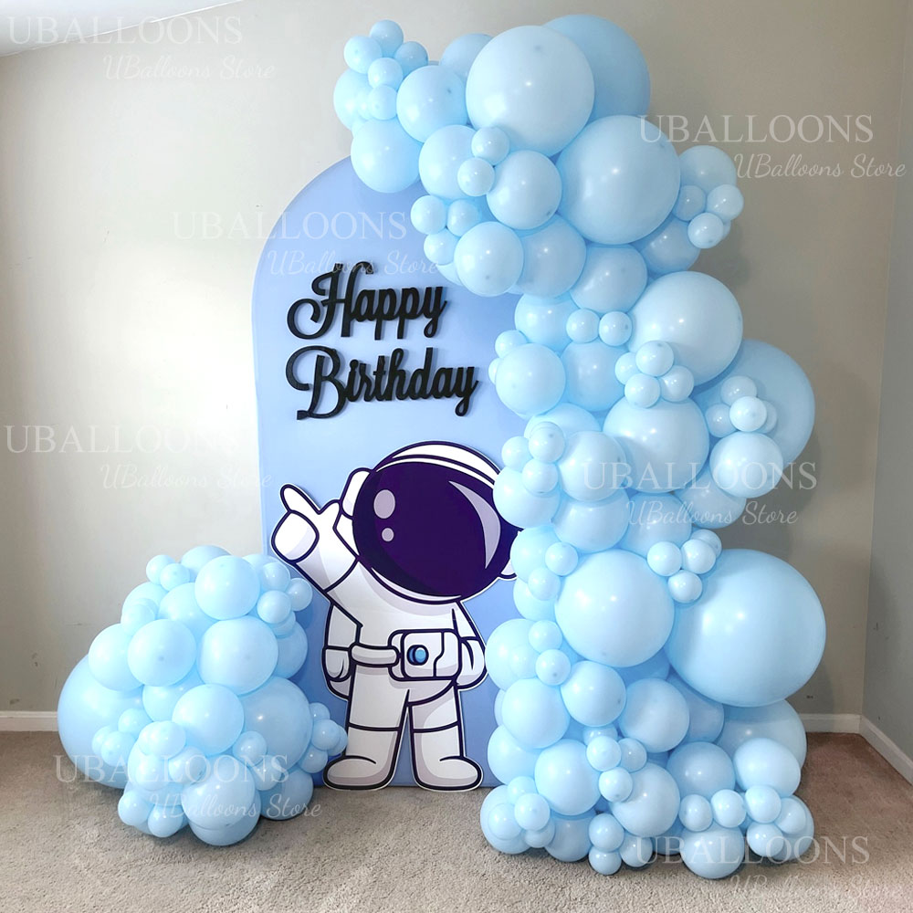 Balloon Arch Kit - 148 adet Açık Mavi Balonlar Kemer