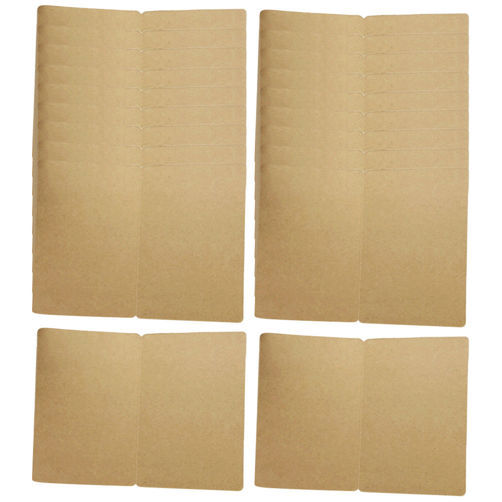 Papercraft Supply Invitation - 20 Adet Rustik Boş Kartlar Kraft