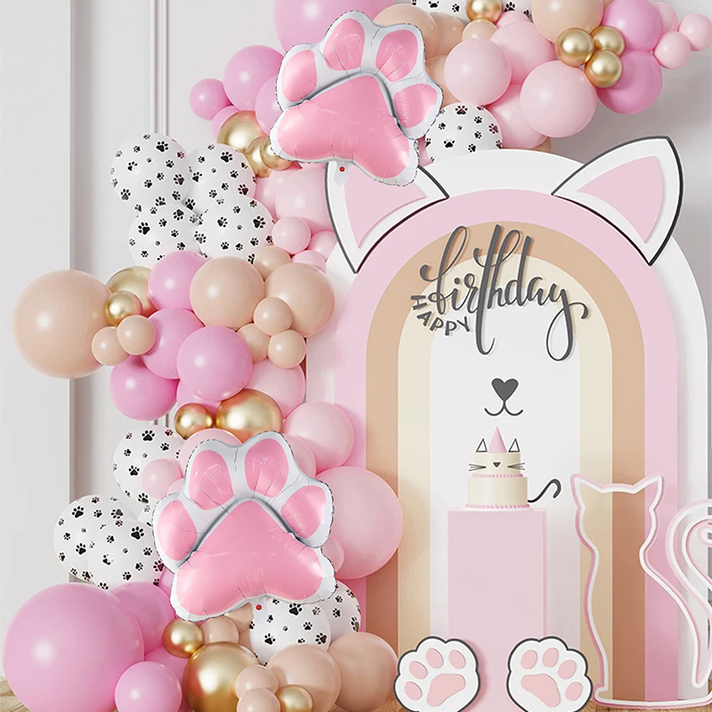 Balloon Arch Kit - 91 Parça Yeni Miyav Kedi Temalı