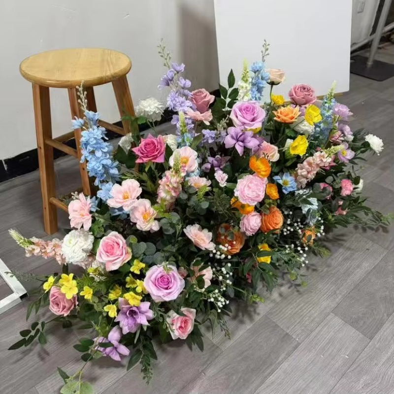 Beyaz ve yeşil çiçek şeritleri - Dessert Table Backdrop incelemesi ve fiyatı