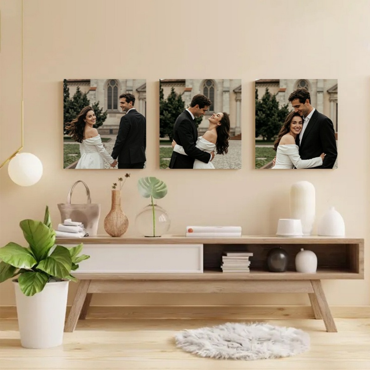 3'lü Özel Fotoğraf Kanvas Bask - Eve Party incelemesi ve fiyatı
