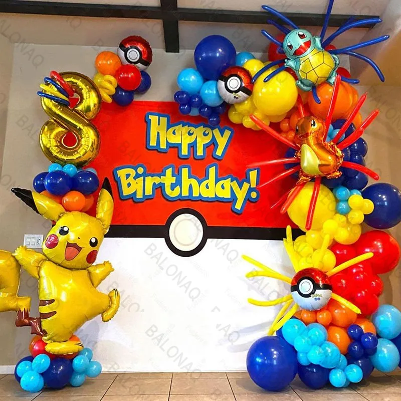 84 adet Pikachu Parti Balonlar - Balloon Arch Kit incelemesi ve fiyatı