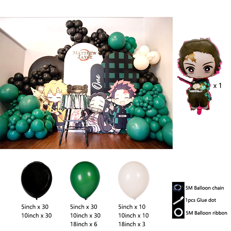 Demon Slayer Anime Balon Kemer - Balloon Arch Kit incelemesi ve fiyatı