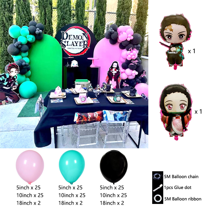 Demon Slayer Anime Balon Kemer - Balloon Arch Kit incelemesi ve fiyatı