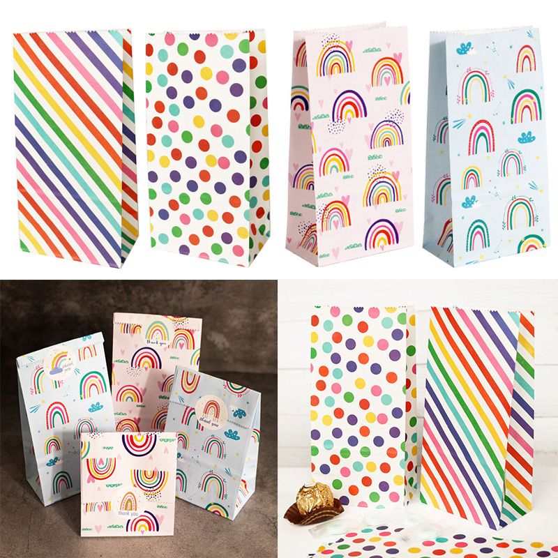 Küçük Kağıt Torbalar Gökkuşağı - Event Party Box incelemesi ve fiyatı