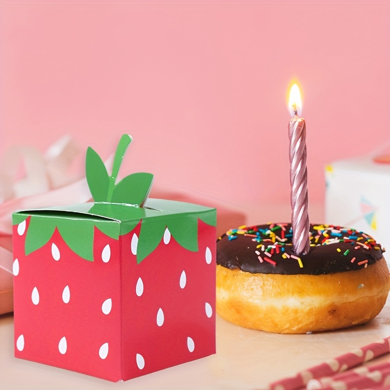 12/24 adet tatlı meyve çilek t - Event Party Box incelemesi ve fiyatı