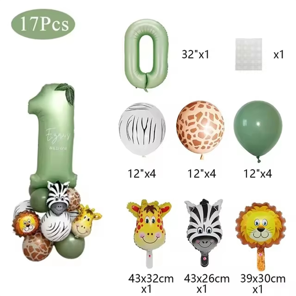 Orman Hayvanları Doğum Günü Ba - Balloon Arch Kit incelemesi ve fiyatı