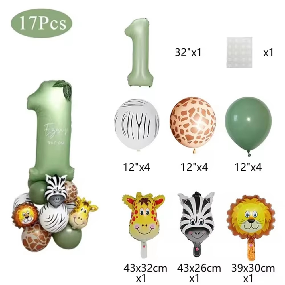 Orman Hayvanları Doğum Günü Ba - Balloon Arch Kit incelemesi ve fiyatı