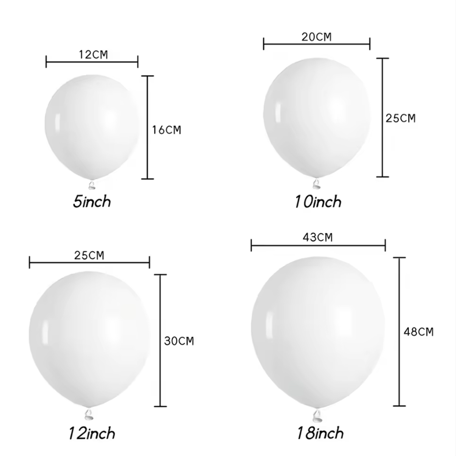 104 adet Mavi ve Beyaz Balon K - Balloon Arch Kit incelemesi ve fiyatı