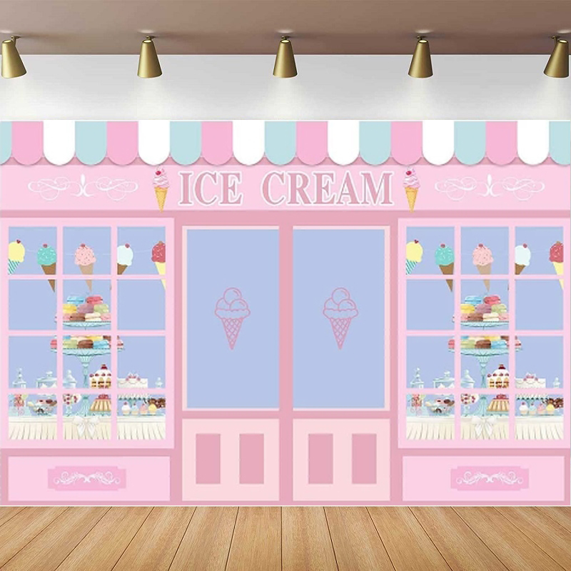 Dondurma Tema Fotoğraf Arka Pl - Dessert Table Backdrop incelemesi ve fiyatı