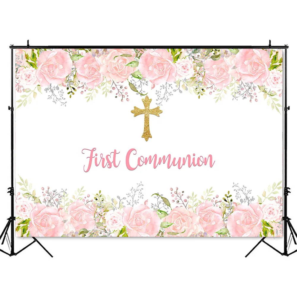 İlk Komünyon Doğum Günü Zemin  - Dessert Table Backdrop incelemesi ve fiyatı